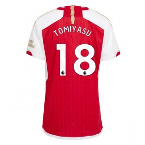 Arsenal Takehiro Tomiyasu #18 Hemmatröja Kvinnor 2023-24 Kortärmad